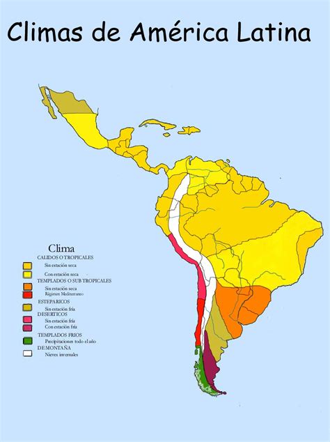 Climas de America Latina