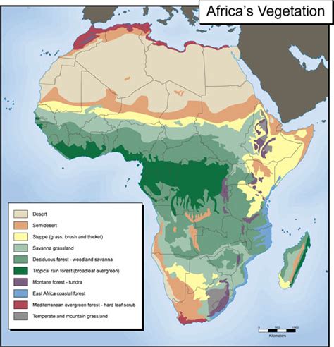 Climate and Vegetation of Africa – Exploring Africa