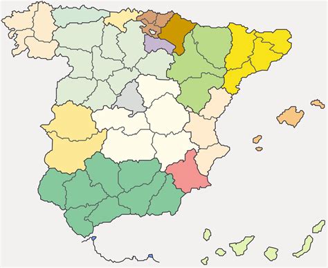 Clipart   Mapa de Espana