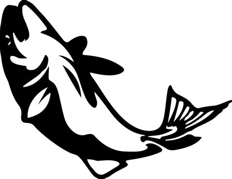 Clipart Stylized Fish Silhouette