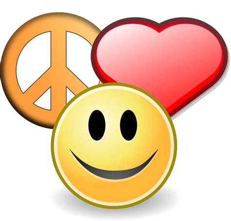 clipartist.net » Clip Art » peace love and happyness ...