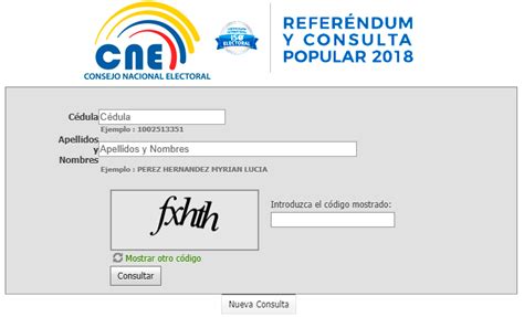 CNE Lugar de Votación 2018 Donde Votar en Ecuador y si ...