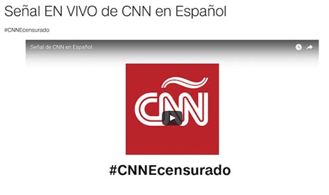CNN en Español offers YouTube livestream After Venezuela ...