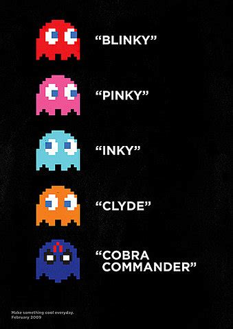 Cobra Commander is New Pacman Poster | Walyou