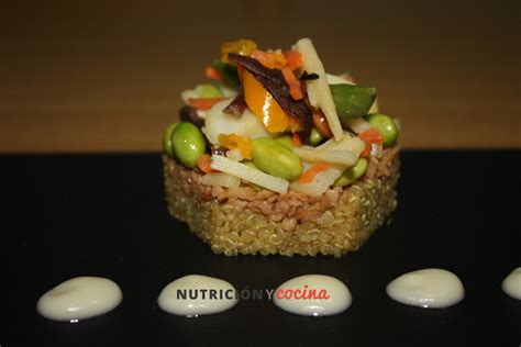 Cocinar quinoa con soja texturizada   Nutricion y Cocina