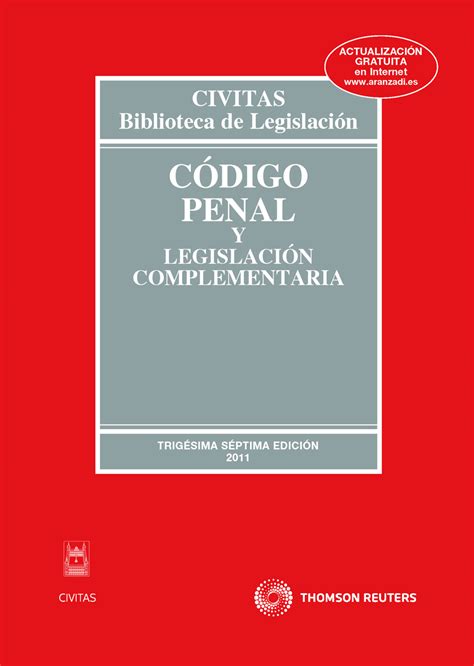 Código Penal y Legislación Complementaria   Derecho Penal ...