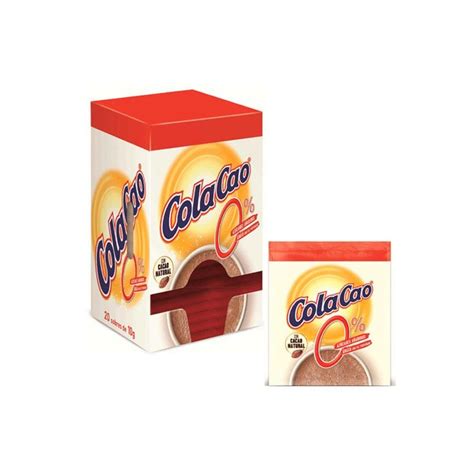 Cola Cao 0% sobres 10 g caja 20 u.   Distribuciones Plata