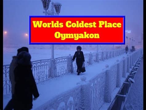 Coldest place in the world Russia Oymyakon   Most Coldest ...