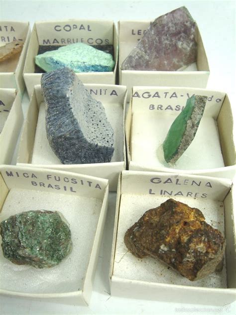 coleccion 49 minerales   obsidiana,fluorita,oro   Comprar ...