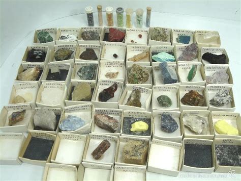 coleccion 49 minerales   obsidiana,fluorita,oro   Comprar ...