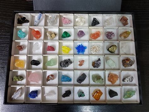 Colección de 48 Minerales   Lloréns Minerals   Minerales ...