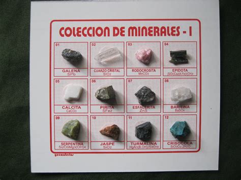 Coleccion De Minerales _ Muestrarios   S/ 8,00 en Mercado ...