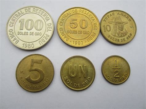 Colección De Monedas Soles De Oro Serie Completa Lima perú ...