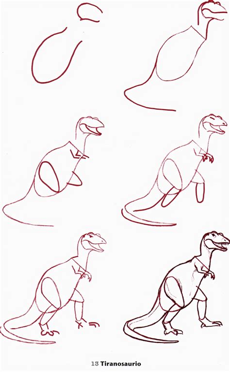 colecciones: Como dibujar dinosaurios
