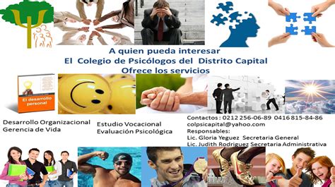 Colegio de Psicólogos del Distrito Capital  CPDC ...