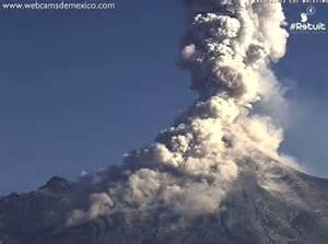 Colima volcano eruption in Mexico caught on camera | Daily ...