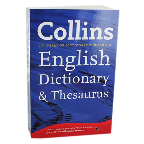 Collins English Dictionary And Thesaurus | Cheap School ...