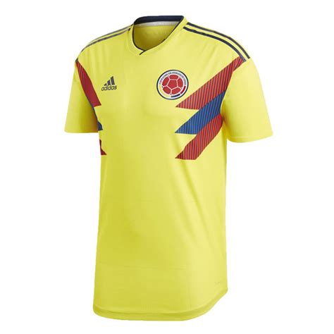 Colombia 2018 World Cup Home Shirt Soccer Jersey ...