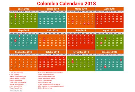 Colombia calendario 2018 8   newspictures.xyz