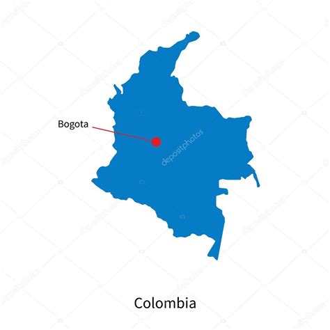 Colombia Capitale Mappa
