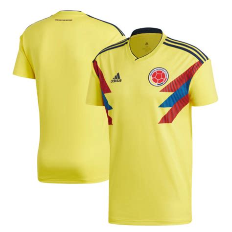 Colombia National Team Home Soccer Jersey 2018 Football ...