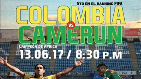 Colombia y Camerún se medirán en un amistoso en el ...