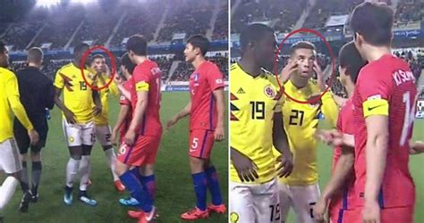 Colombian Soccer Player Mocks South Korea With Racist ...