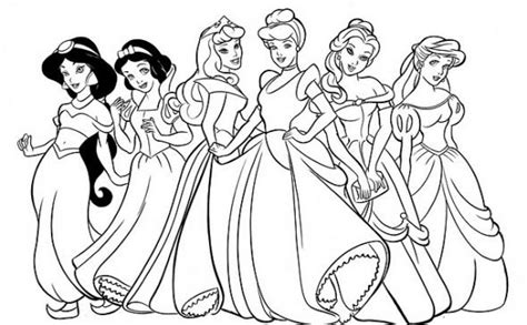 Colorea princesas Disney Archivos | Dibujos para Dibujar
