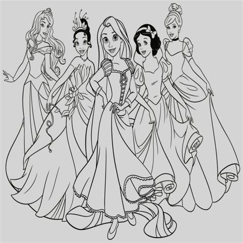 Colorear A Las Princesas Disney Dibujos De Para E Imprimir ...