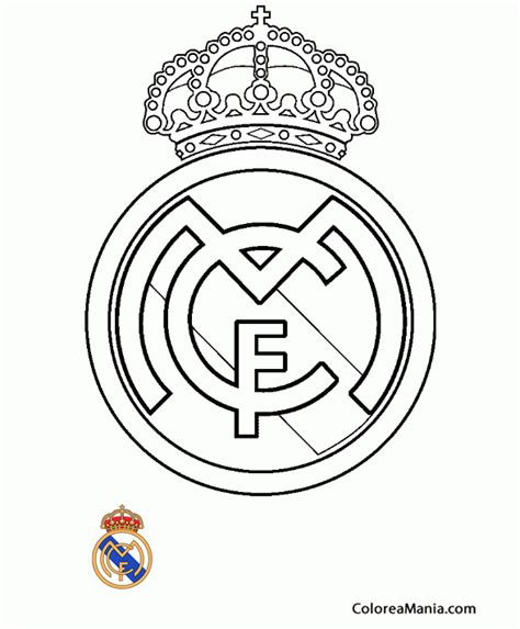 Colorear Club de Ftbol Real Madrid Escudos equipos de ...