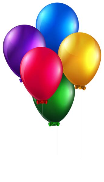 Colorful Balloons PNG Clip Art Image | Luftballons   Rund ...
