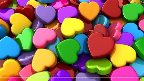 Colorful Hearts Wallpapers   Wallpaper Cave