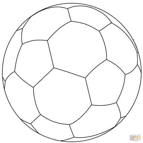 Coloriage   Ballon de football | Coloriages à imprimer ...