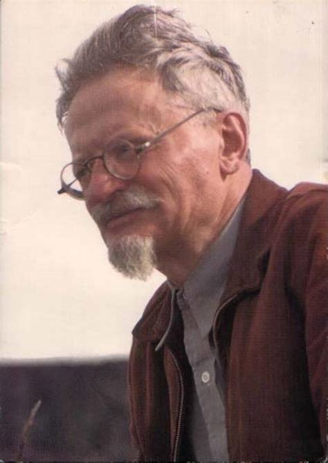 Colour photograph of Leon Trotsky during his exile in ...