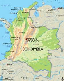 Columbia Map South America | My blog