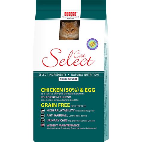 Comida para gatos esterilizados Select Cat   Picart