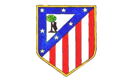 Comment dessiner le logo du Atlético de Madrid pas à pas ...
