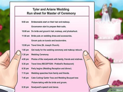 Comment être maître de cérémonie lors d un mariage