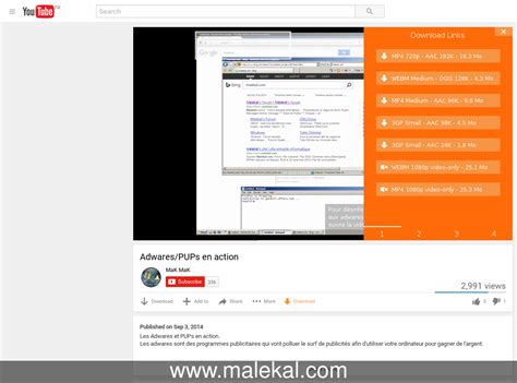 Comment télécharger des vidéos Youtube | malekal s site