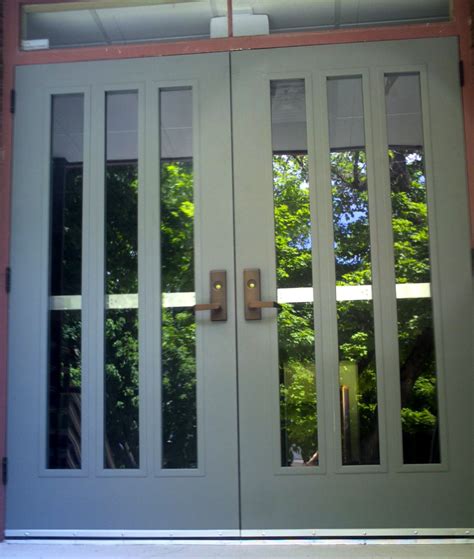 commercial exterior metal doors