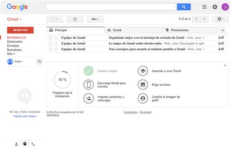 Cómo abrir una cuenta en Gmail