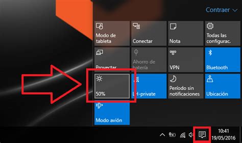 Cómo ajustar brillo de pantalla en Windows 10 fácilmente