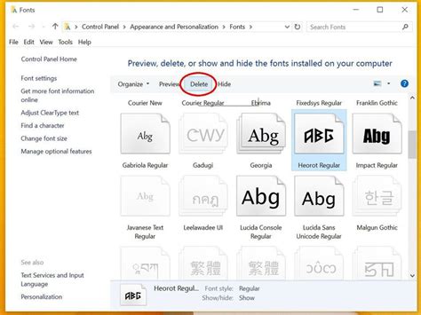 Cómo añadir, quitar y modificar la tipografía en Windows ...
