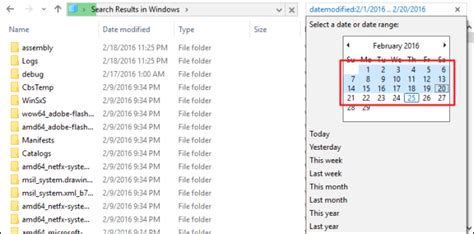 ¿Cómo buscar archivos en Windows 10 y Windows 8 por fecha?