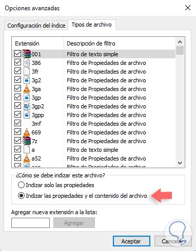 Cómo buscar texto en contenido de archivos Windows 10 ...