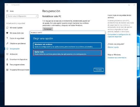 Cómo cacerlo: Restaurar Windows 10 a su configuración de ...