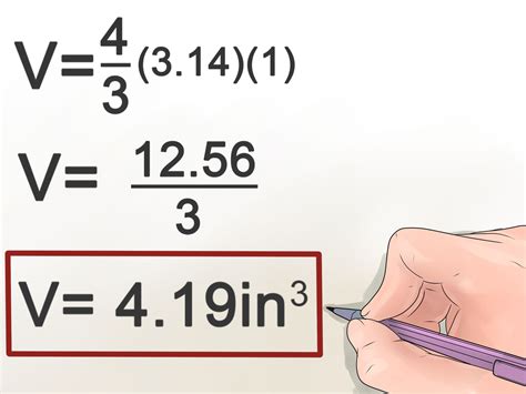 Cómo calcular el volumen de una esfera: 5 pasos