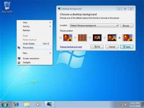 Como cambiar el fondo de pantalla de Windows 7 Starter