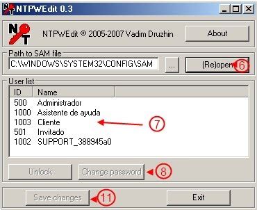 Como cambiar la contraseña de un usuario de Windows sin ...