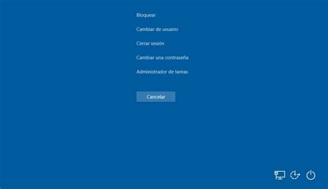 Cómo cerrar sesión o bloquear el ordenador en Windows 10